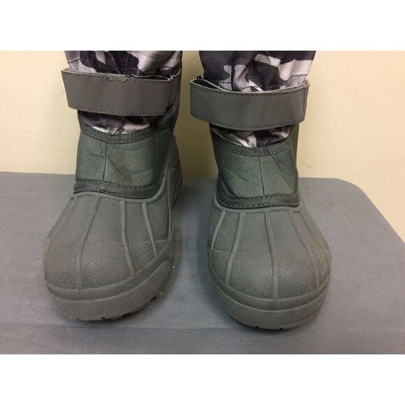 Columbia Kids Camouflage gray/purple Winter Boots,  size 3 - Picture 3 of 11